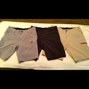 Three Pair ZeroXposur Travel Shorts